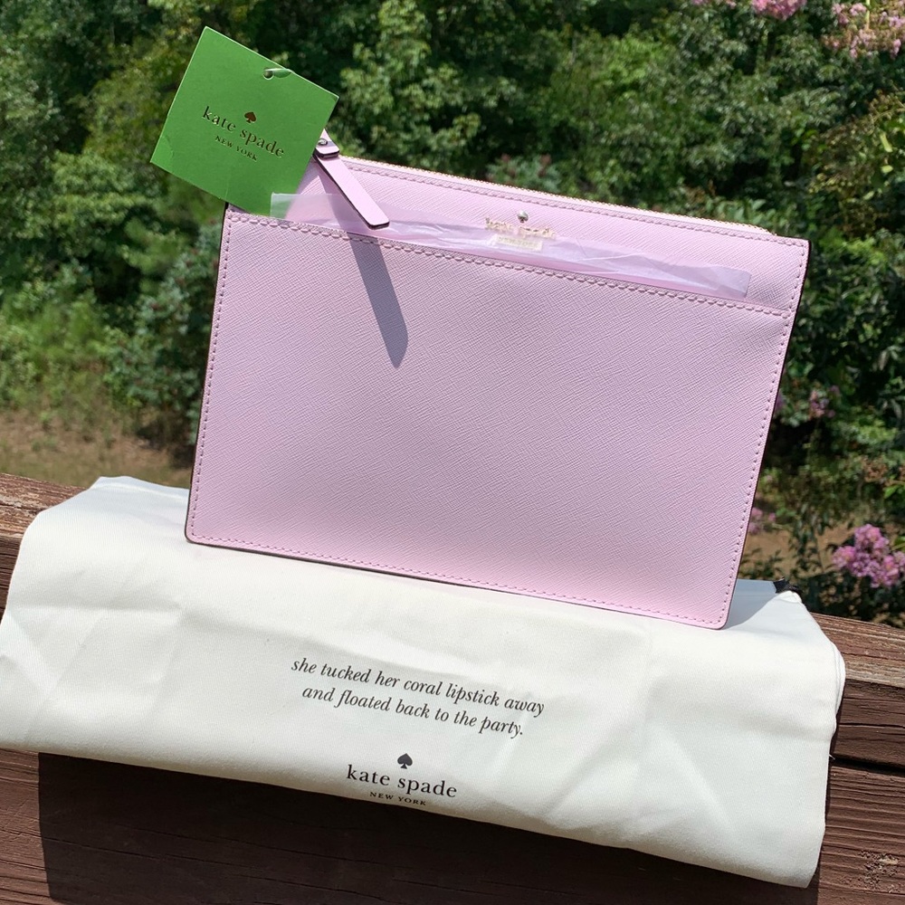Kate Spade Pink Lemonade Clutch